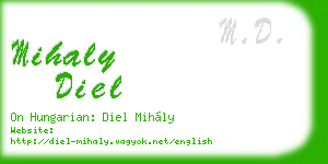 mihaly diel business card